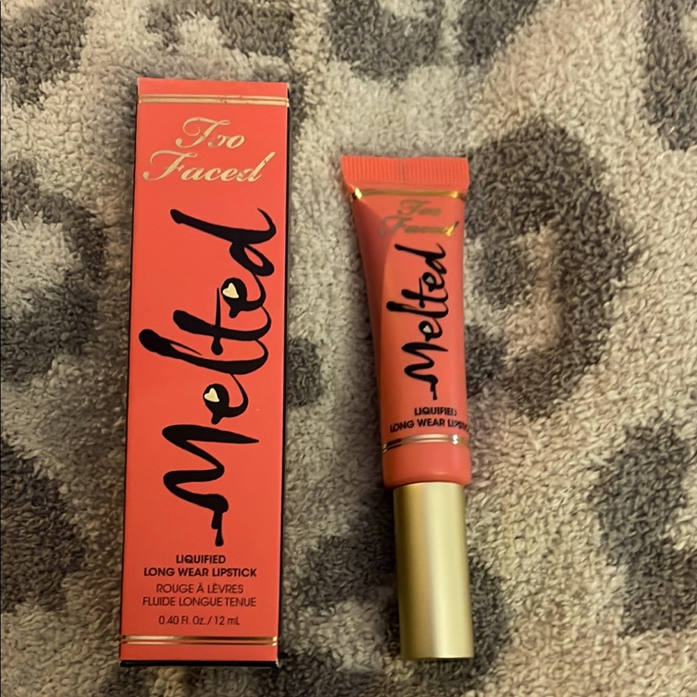 Too Faced: Melted Liquified Long-Wear Lipstick: Melted Coral 🪸 Brand New! 🪷